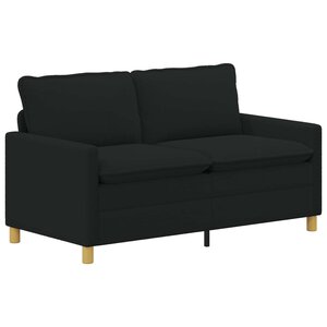 vidaXL Canapé Noir 156 x 81 x 87 5 cm Tissu