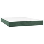 vidaXL Matelas de lit à ressorts ensachés 140x210x20 cm velours