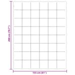 vidaXL Couette d'été 155 x 200 cm Été Microfibre (100  polyester)