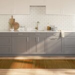 vidaXL Tapis rectangulaire marron 70x1000 cm bambou