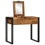 vidaXL Table de toilette 90x50x75 cm Bois massif d'acacia