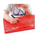 Hape E8676 - Grande tablette magnétique rouge