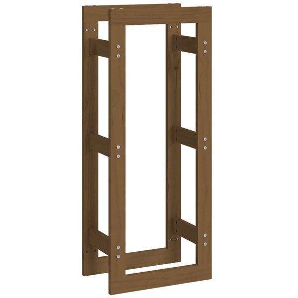 vidaXL Support de bois de chauffage Marron miel 41x25x100cm Pin massif
