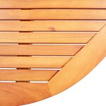 vidaXL Table de jardin pliable 160x85x74 cm Bois d'eucalyptus solide