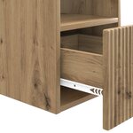 vidaXL Armoire de salle de bain Chêne artisanal 30 x 41 x 50 cm