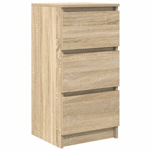 vidaXL Buffet chêne sonoma 37 5x35x76 cm bois d'ingénierie