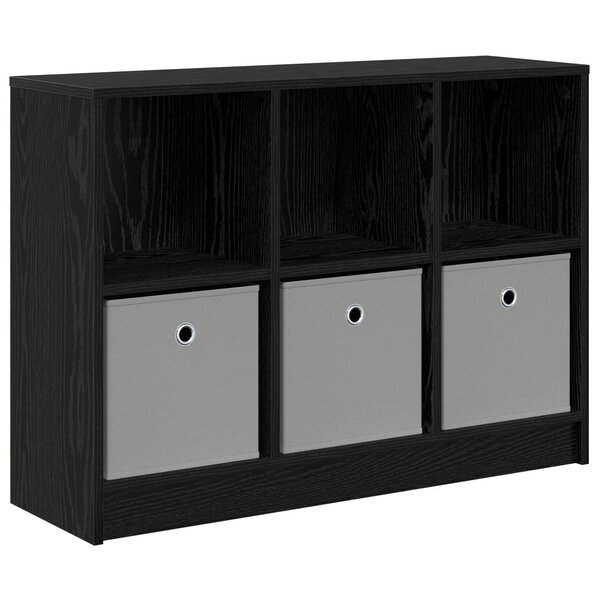 vidaXL Buffet Chêne noir 88 5 x 27 5 x 63 5 cm