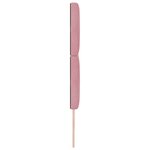 vidaXL Tête de Lit LED Rose 90 cm Velours