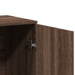 vidaXL Buffet chêne marron 79x38x80 cm bois d'ingénierie