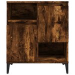 vidaXL Buffets 2 Pièces chêne fumé 60x35x70 cm bois d'ingénierie