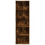 vidaXL Bibliothèque chêne fumé 60x30x189 cm bois d'ingénierie