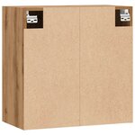 vidaXL Armoire murale chêne artisanal 60x31x60 cm bois d'ingénierie