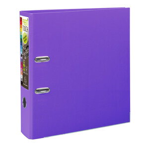 Classeur à levier Prem'Touch dos 80mm A4 violine EXACOMPTA