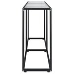 vidaXL Table console Transparent 160x35x75 5 cm Verre trempé