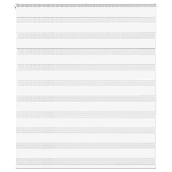 vidaXL Store zèbre blanc 135x150 cm largeur du tissu 130 9cm polyester