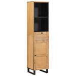 vidaXL Ensembles de salle de bain 3 Pièces Naturel Bois de mangue massif