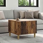 vidaXL Table basse Bois ancien 50 x 49 x 40 cm Bois d'ingénierie