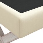 vidaXL Tabouret de rangement 45x45x49 cm lin