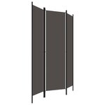 vidaXL Cloison de séparation 3 panneaux Anthracite 150x180 cm
