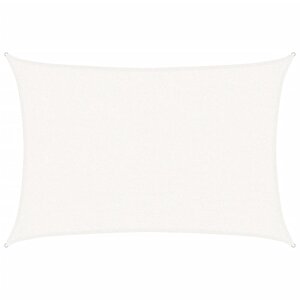 vidaXL Voile d'ombrage 160 g/m² Blanc 2 5x3 5 m PEHD