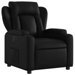 vidaXL Fauteuil inclinable électrique Noir Similicuir