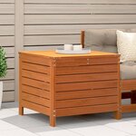 vidaXL Repose-pied jardin cire marron 62x63 5x53 5 cm bois pin massif