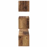 vidaXL Ensemble meuble TV 4 Pièces Bois ancien 80 x 30 x 30 cm