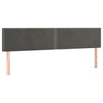 vidaXL Sommier à lattes de lit et matelas Gris foncé 200x200cm Velours