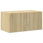 vidaXL Armoire murale chêne sonoma 80x42 5x40 cm bois d'ingénierie