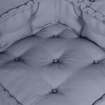 vidaXL Coussin Gris 70 x 70 x 54 cm Polyester