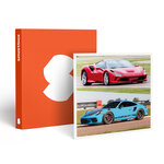 SMARTBOX - Coffret Cadeau Stage de pilotage multivolant : 2 tours en Porsche 991 GT3 RS et 2 tours en Ferrari F8 sur le circuit de Lohéac -  Sport & Aventure