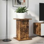 vidaXL Support de Plante 2 pc Chêne fumé 30 5 x 30 x 43 cm