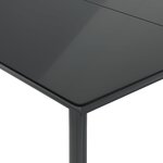 vidaXL Ensemble de bistro 3 Pièces avec coussins gris résine tressée