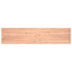 vidaXL Étagère murale marron clair bois chêne massif traité