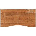 vidaXL Dessus de bureau 110x60x2 5 cm rectangulaire bois massif acacia