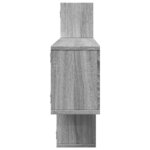 vidaXL Étagère murale sonoma gris 167 5x18x68 cm bois ingénierie