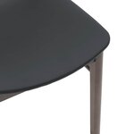 vidaXL Chaises à manger coussins 2 Pièces marron bois massif caoutchouc
