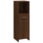 vidaXL Ensemble de meubles de salle de bain 4 Pièces Chêne marron