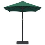 vidaXL Parasol de jardin Vert 385 x 209 x 244 cm Polyester