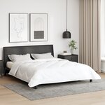 vidaXL Couettes & Duvets Blanc 240 x 220 cm Microfibre