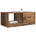 vidaXL Table basse Bois ancien 90 x 50 x 37 cm Bois d'ingénierie