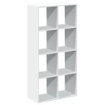 vidaXL Étagère séparatrice de pièce blanc 69 5x29x137 5 cm