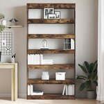 vidaXL Bibliothèque Marron Bois d'ingénierie