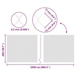 vidaXL Filet de protection pour oiseaux Vert 2 x 25 m HDPE