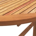 vidaXL Ensemble à manger de jardin 9Pièces bois d'acacia solide textilène