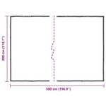 vidaXL Housse de protection plantes avec œillets 3x5 m polyéthylène