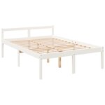 vidaXL Lit pour personne âgée sans matelas 140x200 cm bois pin massif