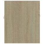vidaXL Armoire d'évier Chêne sonoma 90x38 5x46 cm Bois d’ingénierie