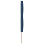 vidaXL Tête de lit Design Blocs de Diamant Bleu 200 cm Tissu