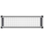 vidaXL Jardinière surélevée Gris 100 x 30 x 42 cm WPC et Aluminium